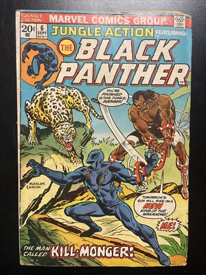 Jungle Action #6, GD/VG 3.0, First Black Panther Solo Story