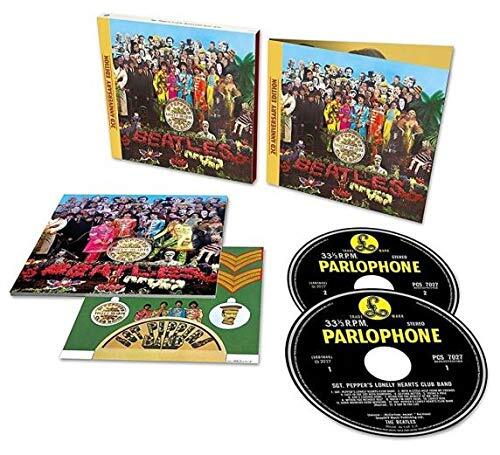 JAPAN 2 SHM CD BEATLES Sgt. Pepper's Lonely Hearts Club Band 50th UICY-15600 NEW - Foto 1 di 2