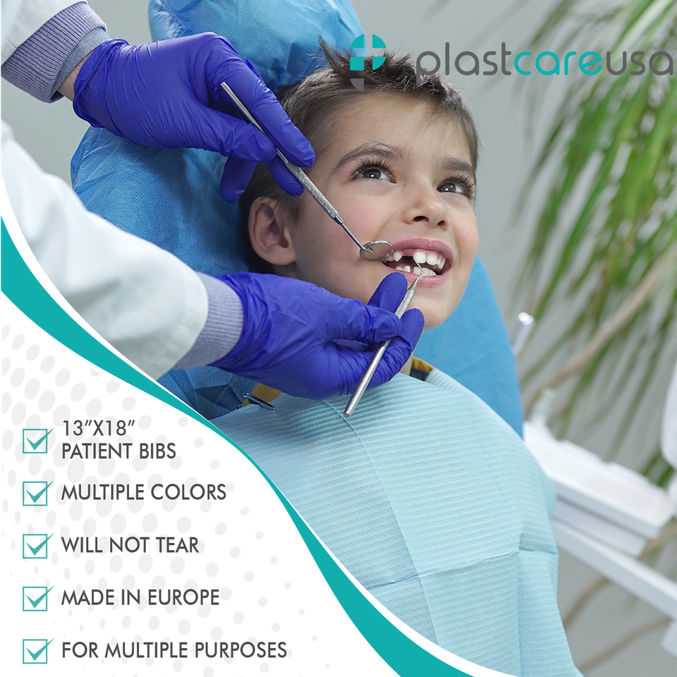 MAQIHAN 125 Dental Bibs Disposable - Dental Bibs Dentist
