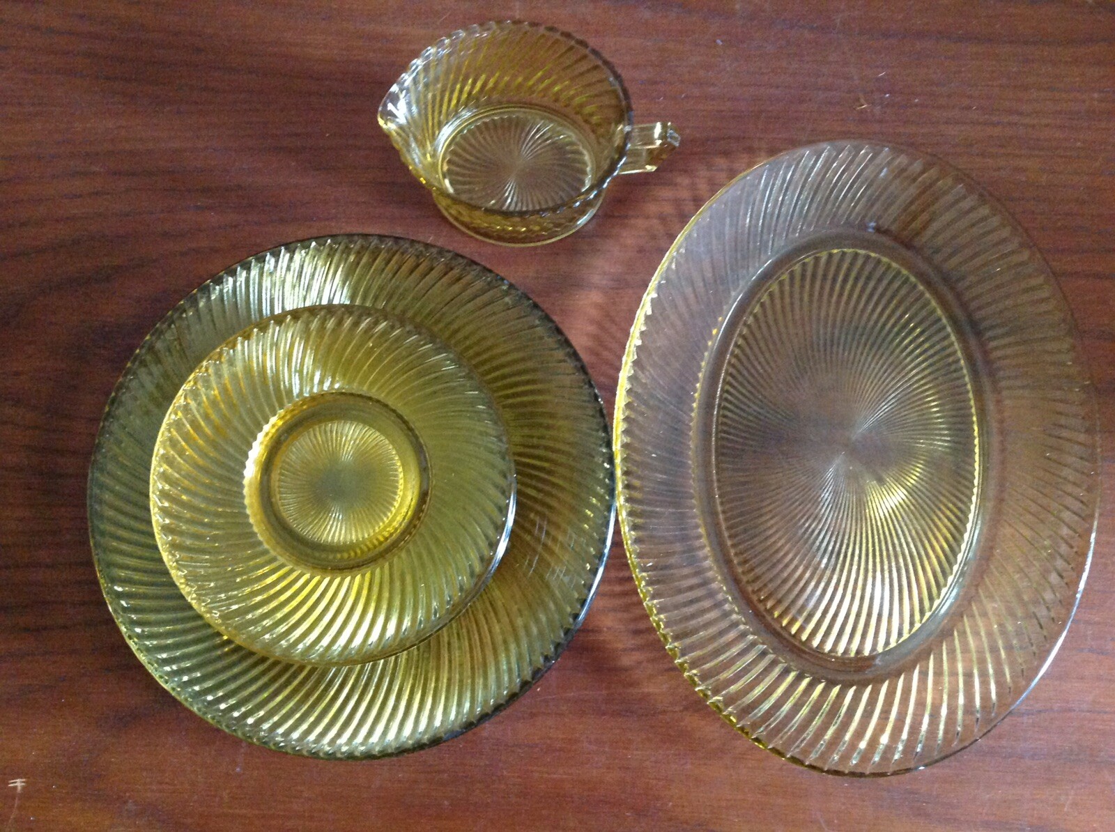 Vintage Yellow Glass Dishes eBay