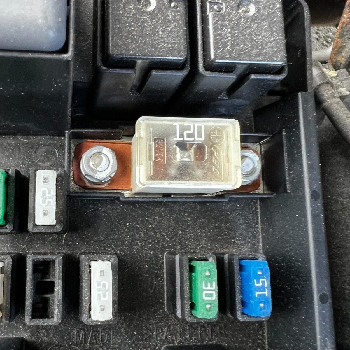 EDS 927-0120 120 amp Fuse 82211FC120 38213SP0003 F151-67-099