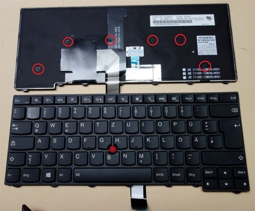 Tastatur Lenovo ThinkPad edge T450S T460 Beleuchtet LED Backlight deutsch Qwertz - 第 1/2 張圖片
