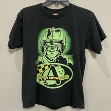 Star Wars Anakin Skywalker T-Shirt Black Graphic Tee Episode 1 Youth Sz Lg 10/12