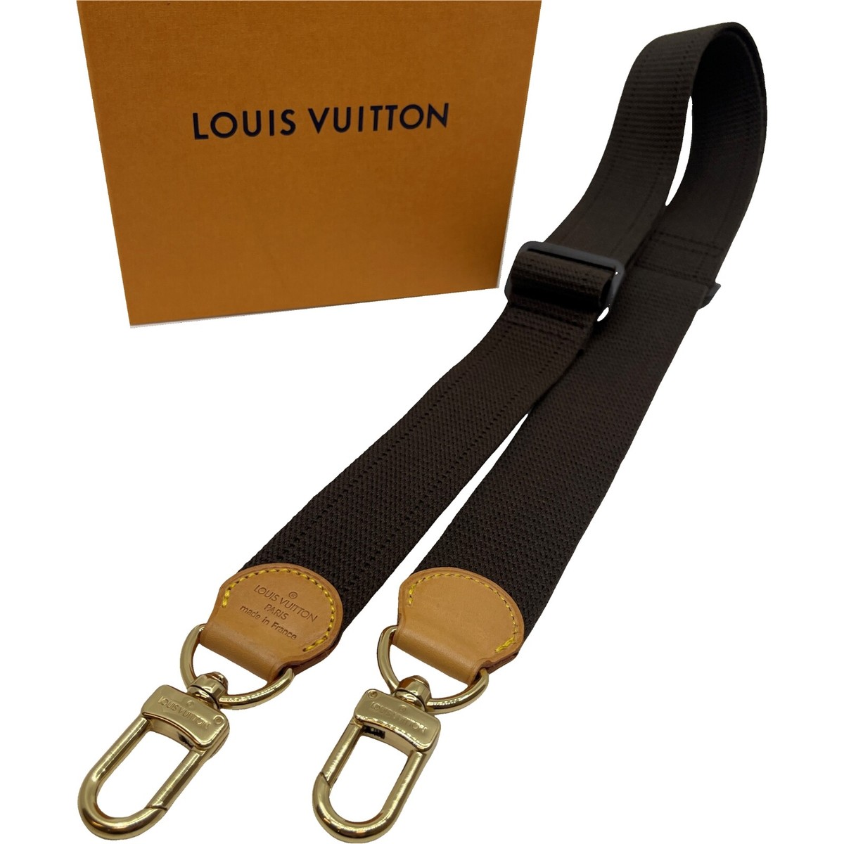 Authentic LOUIS VUITTON Shoulder Strap For Alize Brown