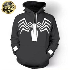 Venom Spiderman Cosplay Coat Fleece Premium Hoodie