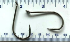 100 GT 8299 2X strength Black Chrome Octopus Fish Hooks size 6/0 - 100 hooks