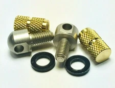 Sling Swivel Studs inserts Satin Nickel Fiberglass wood Rifle Stocks Gunsmithing