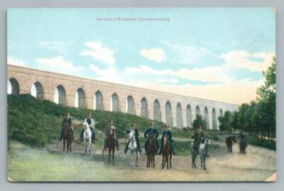 Buyukdere Aqueduct CONSTANTINOPLE Antique Istanbul Turkey Postcard 1910s