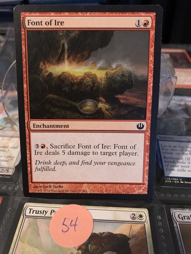 MTG Font of Ire Journey into Nyx 97/165 Regular Common LP