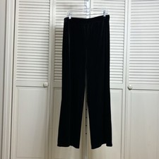 NWT Chico's Travelers Collection Velvet Wide-Leg Pants 1 Regular Medium Size 8 