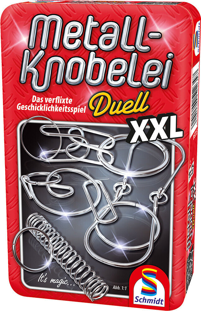 Thumbnail - Schmidt Bring-mich-mit-spiel 51234 Metall-knobelei Duell Xxl