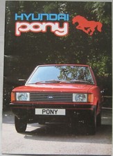 1983 Hyundai Pony Brochure