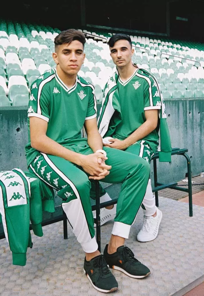 NEW Kappa Soccer Real Betis Retro Alen Pant - Green/White - | eBay