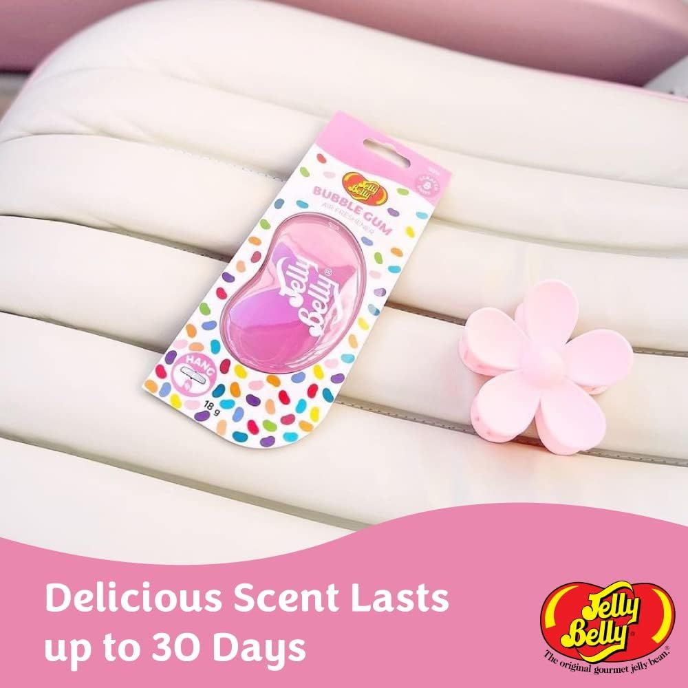 Jelly Belly Car Air Freshener Bubble Gum 3D 1 Count (Pack of 1