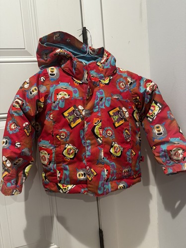 Burton X Disney Dry Ride Girls Jacket Toy Story Nemo Wall-E Incredibles 3T #1