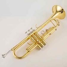 Japan quality 4335 Bb Silver Plated Musical Instrument Trumpet with Leather Case