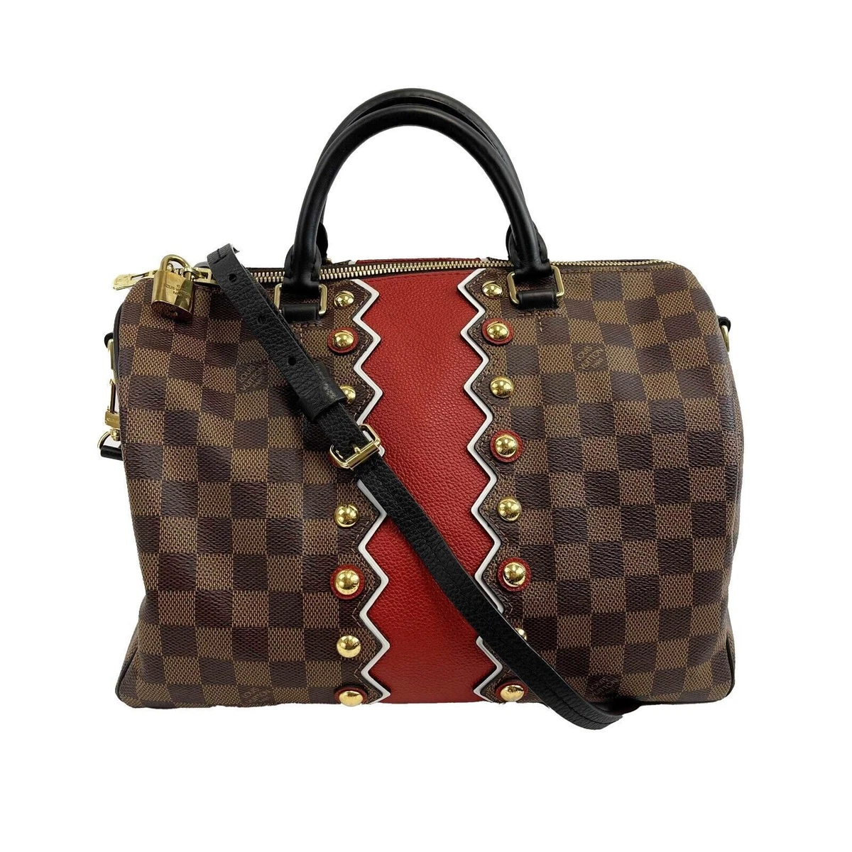 LOUIS VUITTON - LV Damier Ebene Karakoram Speedy Bandouliere 30 w