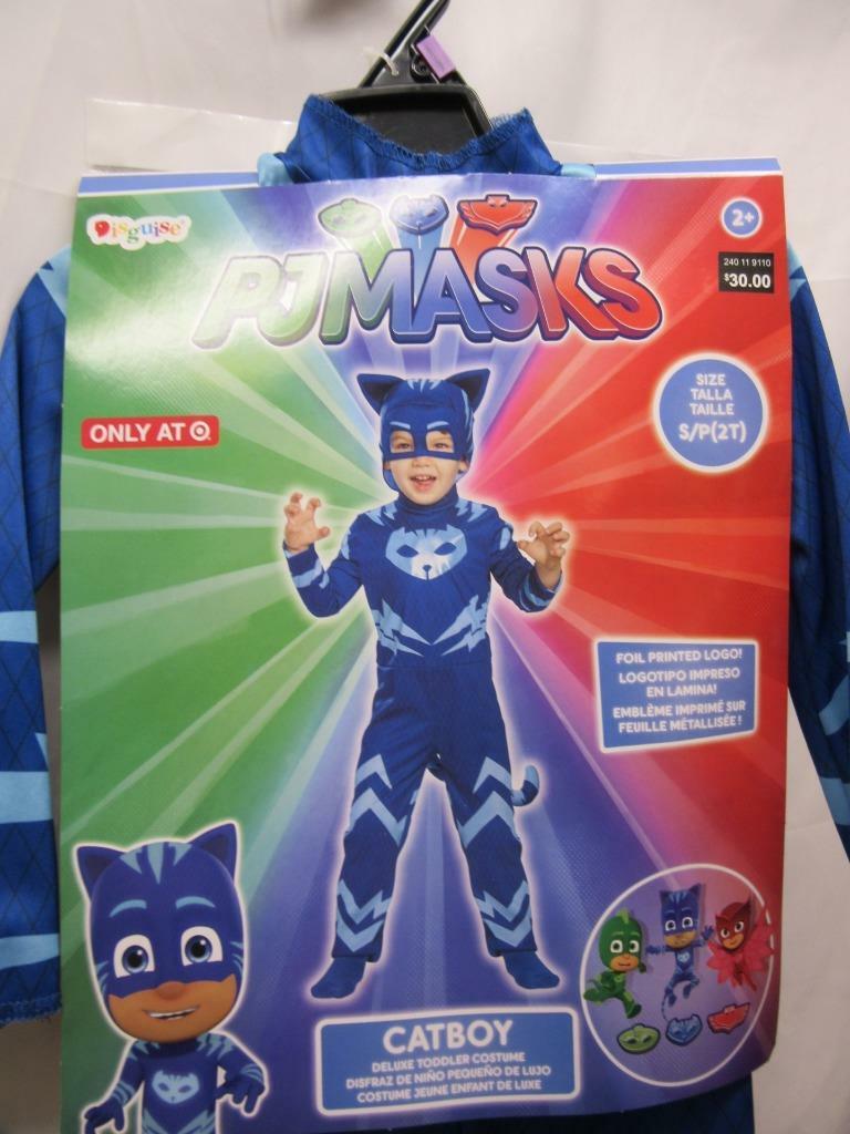 PJ Masks Catboy Toddler Child Deluxe Halloween Costume XS 3t