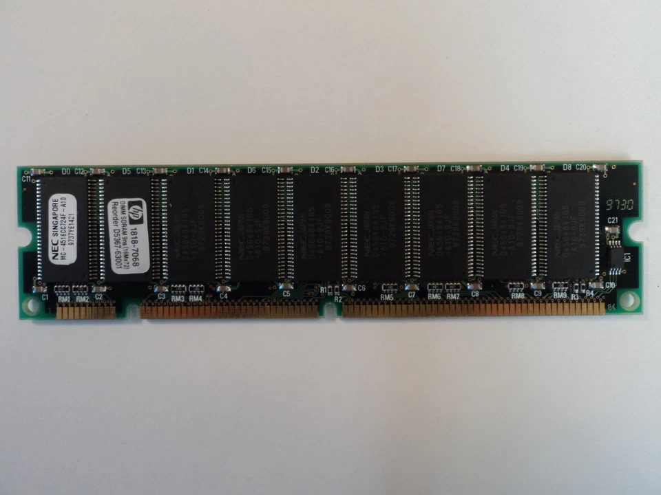 Toshiba RAM Memory Stick 64MB UNSDRAM TC59S6408FT-10 16 x 64 17995 Goldenram - Image 3 of 4