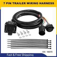 Way 7 7 Pin Wiring Harness Extension Truck Bed RV Connectors Wiring 56070 Plug
