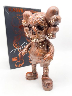 KAWS Pushead Bronze Companion - Medicom Toy 2005 LE100 [Signed Box]
