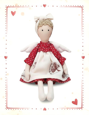 Pünktchenliebe Schutzengel  Ylvi  32 cm | Tilda Stil  | Handmade