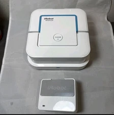 iRobot Braava Jet 240 Automatic Mopping Robot  With battery & Charger Powers Up