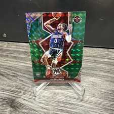 2021-22 Panini Mosaic - Rookies Jalen Green #206 Choice Red & Green Prizm (RC)