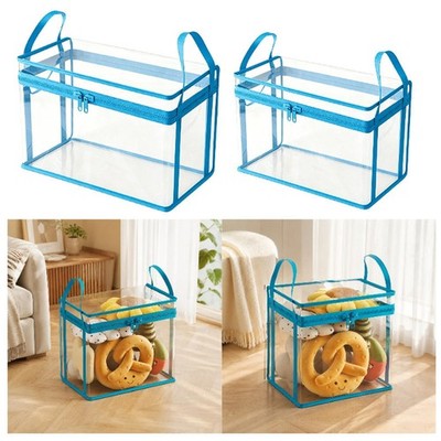 Plush Toy Organizer Box Stuffed Animal Storage Bag Zoo Toy Holder Easy Access