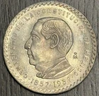 Photo of a 1957 Mexico 5 Pesos Silver from an eBay listing that sold on Jun 28, 2026