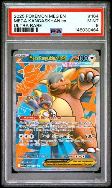 Mega Kangaskhan ex ULTRA RARE #182/132 PSA 9 MINT | eBay