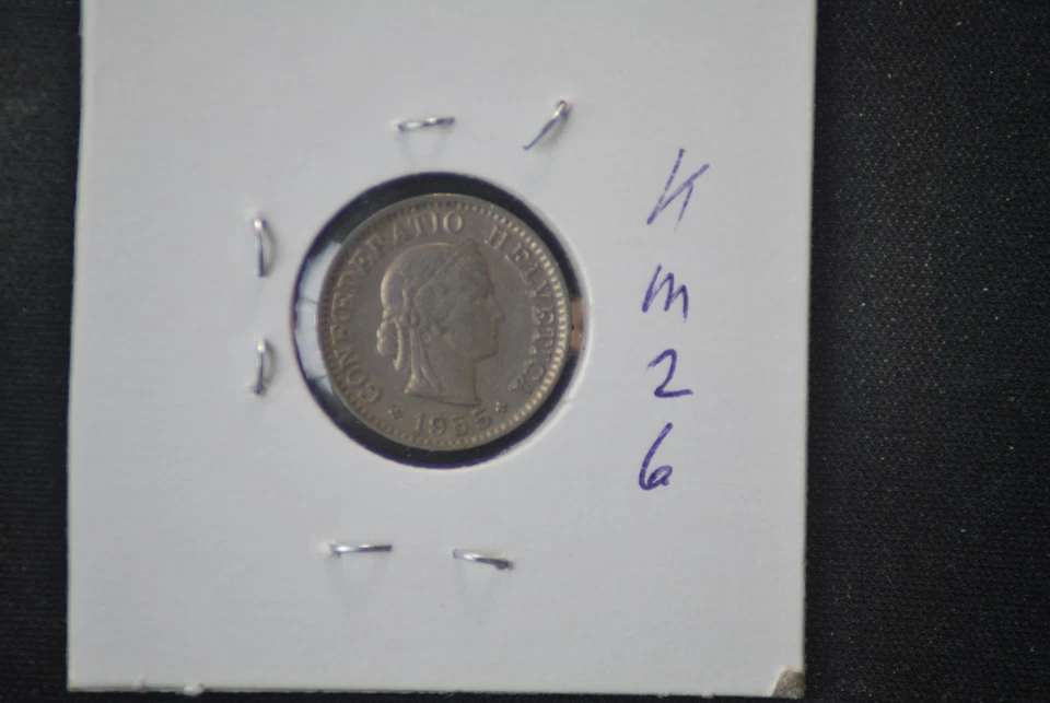 Switzerland 5 Rappen 1954 We Combine Shipping - Image 2 of 2