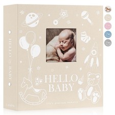 Baby Photo Album 4x6 600 Pockets, Linen Photo Book Newborn Bebe Album Memory ...