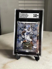 2024 Bowman U Best #EG-4 Omarion Hampton Elements Of The Game Speckle Ref SGC 10