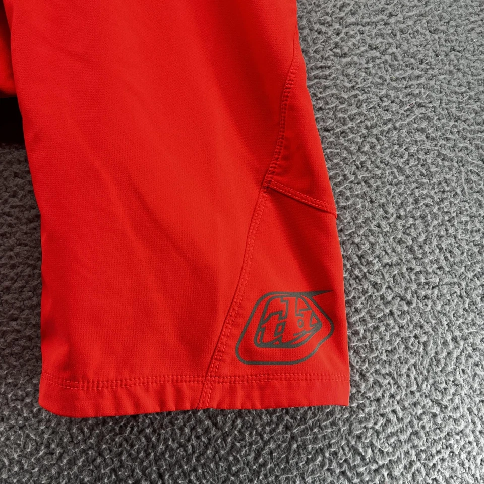 Troy Lee Designs Shorts Mens Small Red Mountain Bike MTB Cycling Trail Enduro - Image 2 of 4