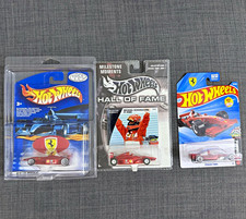 Hot Wheels Ferrari F1 Lot of 3 Michael Schumacher Hall of Fame F2004 Racing.