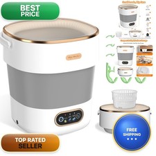 Jujojb Portable Washing Machine Folding 20L Mini Washer And Spin-Dryer 3