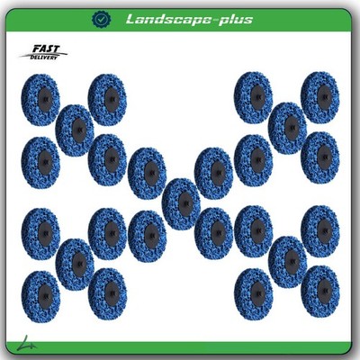 25 Pack 3'' Quick ChangeEasy Strip & Clean Discs for Paint Rust