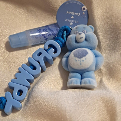 essence Care Bears Schlüsselanhänger blau aus Kunststoff mit Schlüsselring