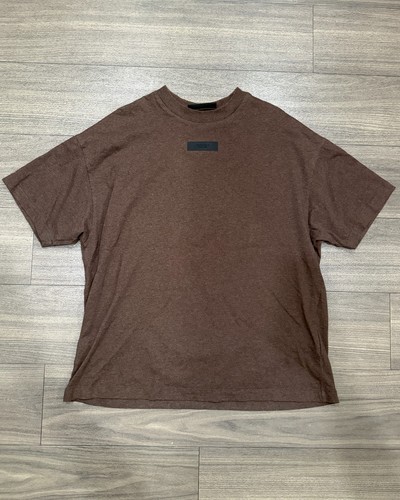 Fear of God Essentials Core Collection S/S Tee 'Heather Wood' Men Size Samll(S)