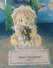 1996 Enesco Mary Had a Little Lamb "Baby's Ba-a-aptism" 