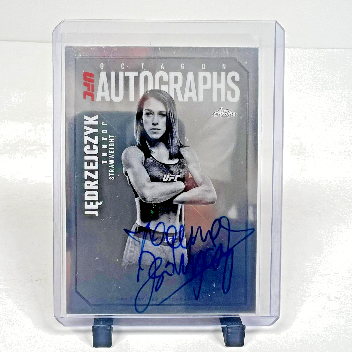 2025 Topps Chrome UFC - Joanna Jedrzejczyk Octogon On Card Auto