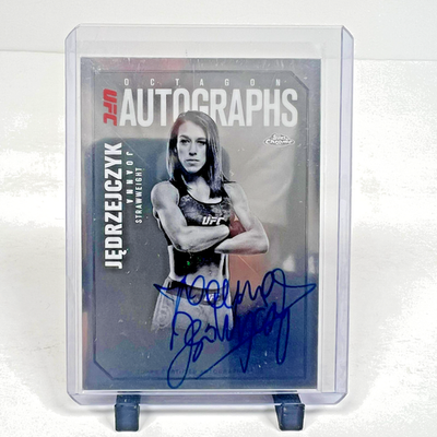 2025 Topps Chrome UFC - Joanna Jedrzejczyk Octogon On Card Auto