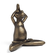 Yoga Frogs, Indoor Outdoor Garden Shelf Figurines - Home Decor, Gift Home