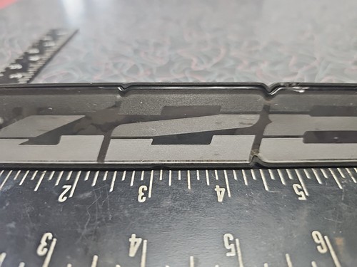 Chevy OEM 1982-1987 Camaro Z28 Grey Rocker Emblem Badge Nameplate GM 20313783 - Picture 3 of 12