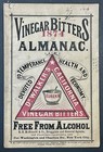 Antique 1874 Dr. Walker’s California Vinegar Bitters Temperance Almanac Booklet — photo 1