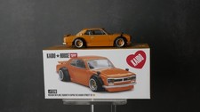 Kaido House x Mini GT Nissan 2000 GT-R (KPGC10) Kaido Street V2 Yellow #228 1/64