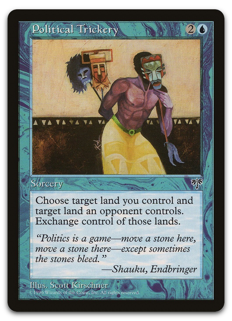Political Trickery (LP) Mirage MIR Magic MTG