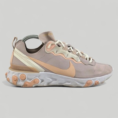 Nike React Element 55 Turnschuhe   violett pink   Größe 7 UK Damen