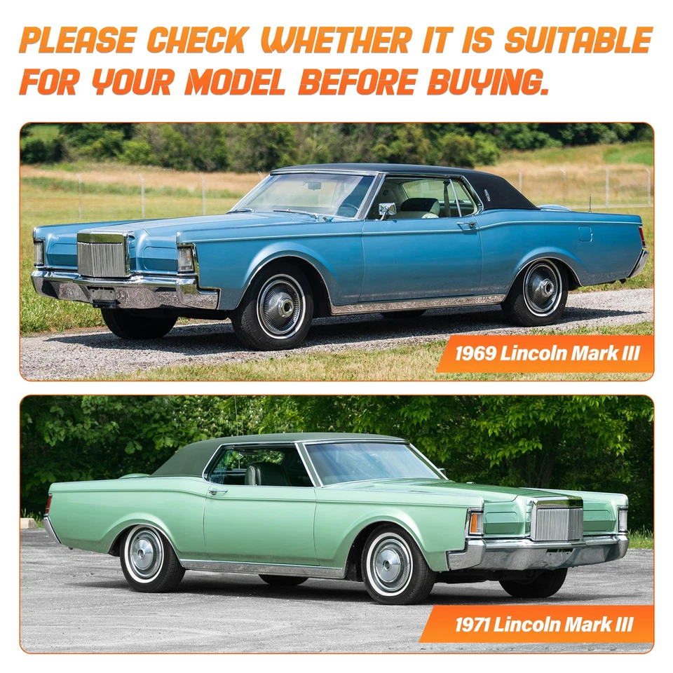 fits for 1969 1970 1971 Lincoln Mark III Electric Headlight Conversion Kit Motor - Image 3 of 4